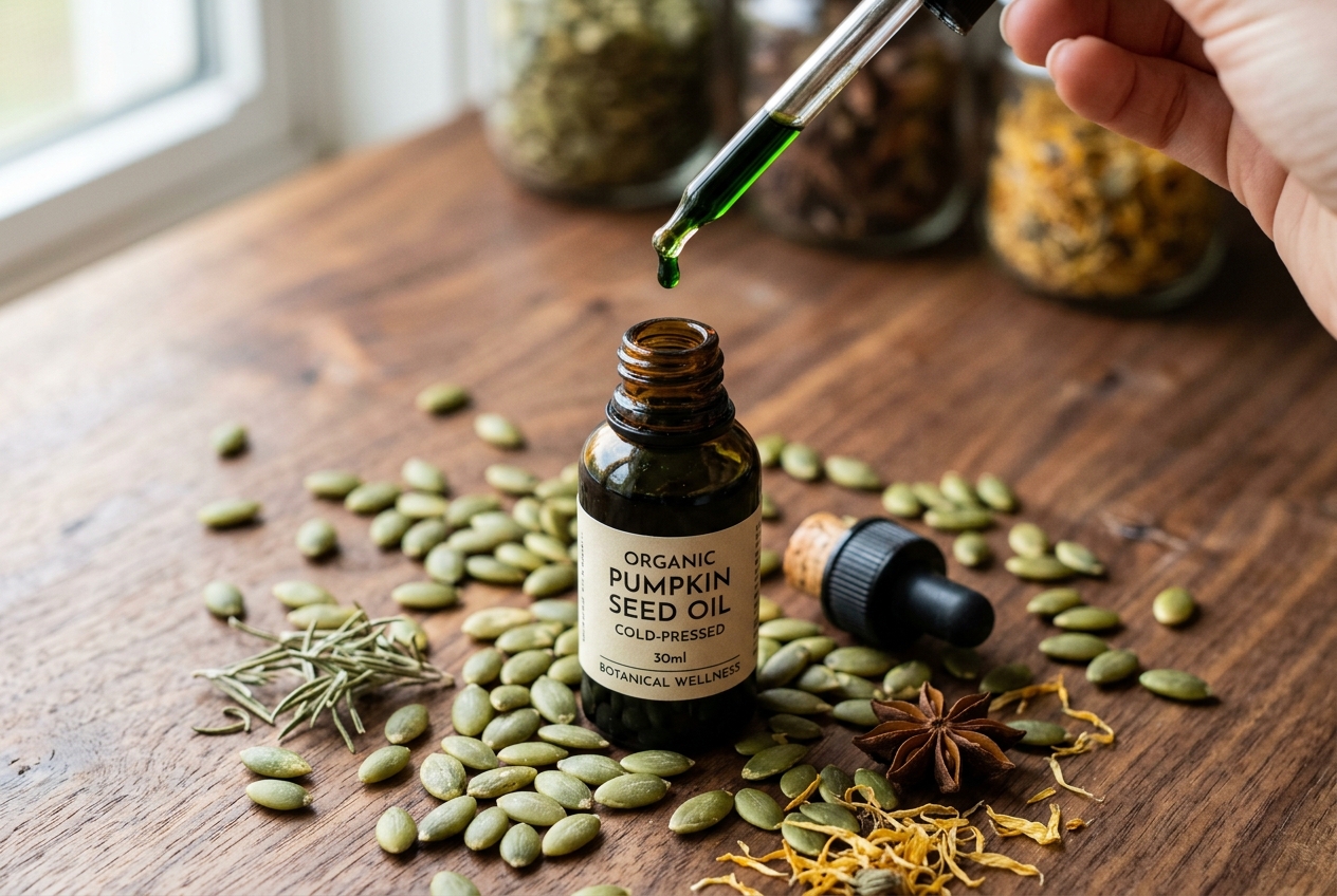 Pumpkin Seed Oil for Hair Growth: The 5α-Reductase DHT-Blocking Clinical Protocol